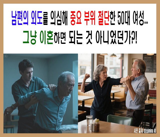 [이슈] 남편의 외도를 의심해 중요 부위 절단한 50대 여성...jpg